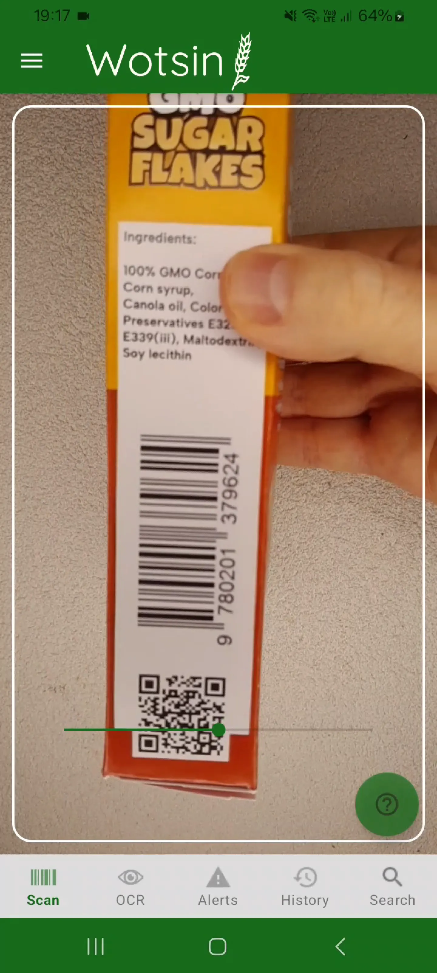 Wotsin barcode scanner